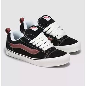 Unisex VANS Knu Skool Black and Port